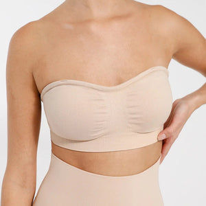 One Piece Breathable Seamless Strapless Wireless Breast Winteres