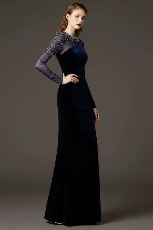 Ariadne Velvet Beaded Maxi Dress Winteres