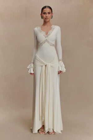 Hasana Maxi Dress – White Fashion – Winteres