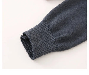 Striped Raglan Crew-Neck Cardigan