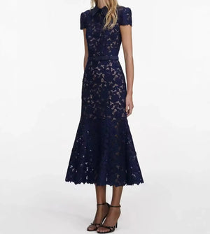 Heloine Lace Midi Dress | WINTERES