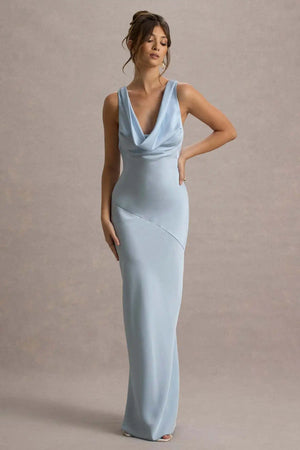 Maxine Satin Cowl Maxi Dress Winteres
