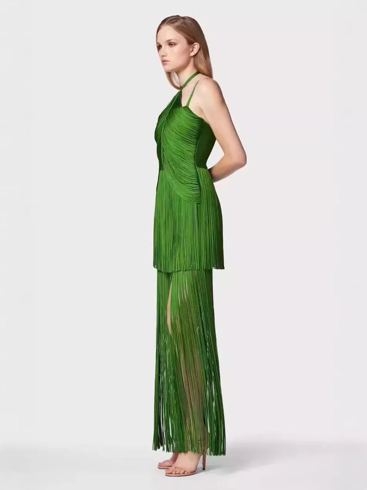 Fally Bottom Fringe Dress Winteres