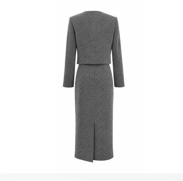 Feodora Textured Jacket and Skirt Set | WINTERES