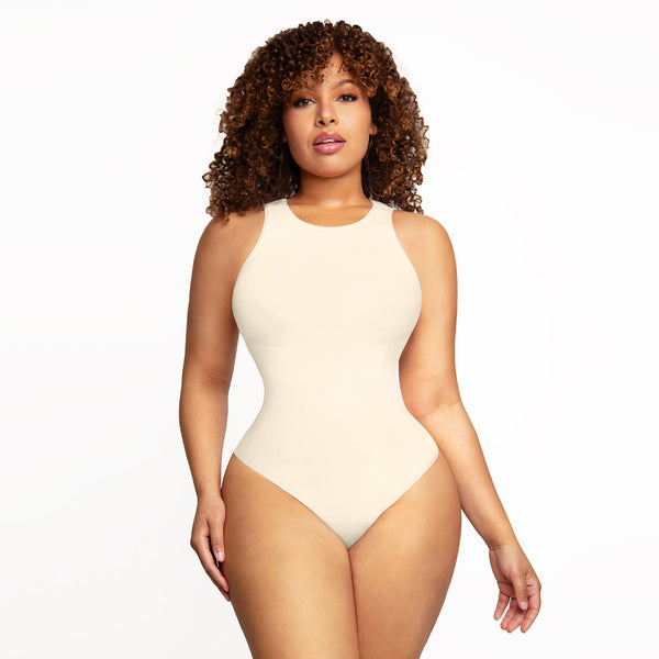 Seamless One-Piece Thong Bodysuit