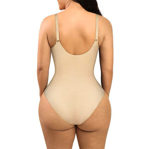 One-Piece High Waist Slimming Black Bodysuit – Shapewear Winteres