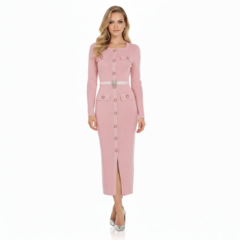 Aurora Fish Knit Maxi Dress Winteres