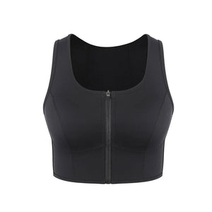 Zip-up shaping sports bra – Shock-resistant and optimal support Winteres