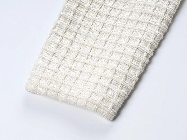 Cardigan décontracté d'hiver automne 2025 pour femmes, pull tricoté avec col en V, manches longues, strass et simple boutonnage.