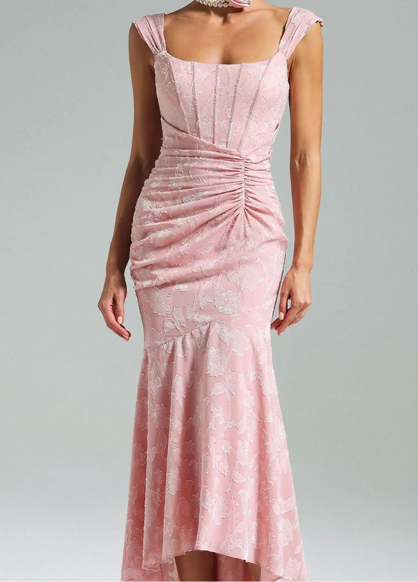 BEISHI Ladies Sleeveless Corset Wrap Pink Elegant Cocktail Women Mermaid Party Evening Prom Maxi Dress for Women Winteres