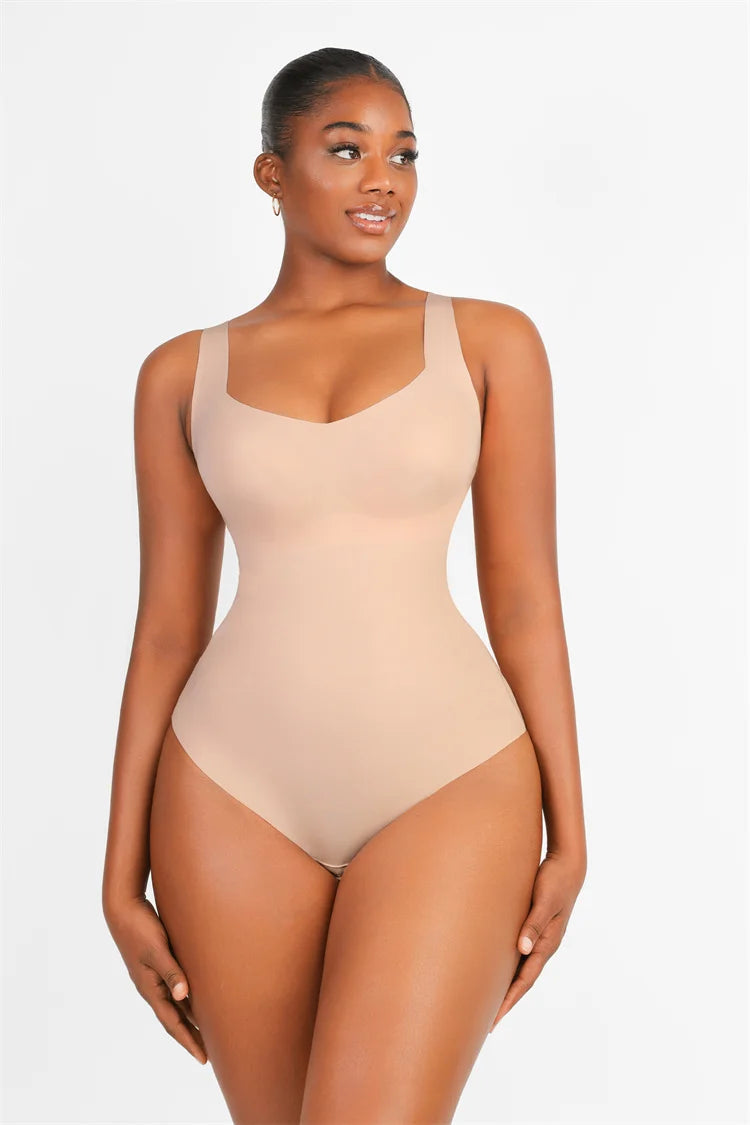 Body Shaper with Wide Straps – Seamless Sculpting Bodysuit Winteres