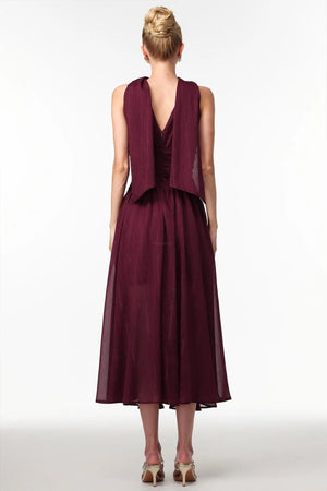 Women Chic IOkani Elegant Flowy V Neck Sleeveless Ruched Subtle Sh Ladies Bodycon Occassion Birthday Cocktail Prom Party Dresses Winteres