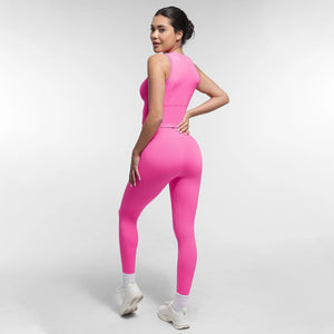 HEXIN Crop Top & Yoga Pants Set Winteres