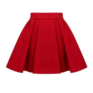 Red skirt on a white background