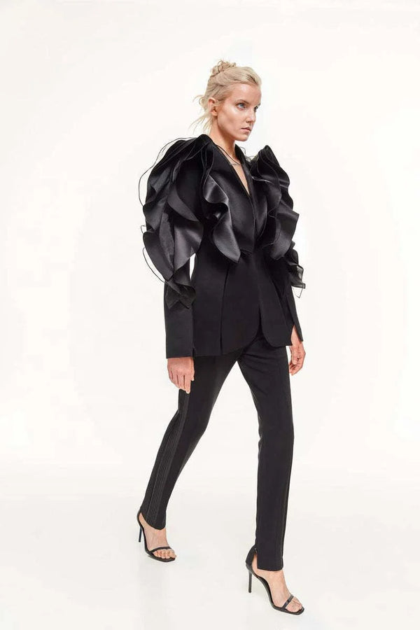 Power Double-Breasted Blazer