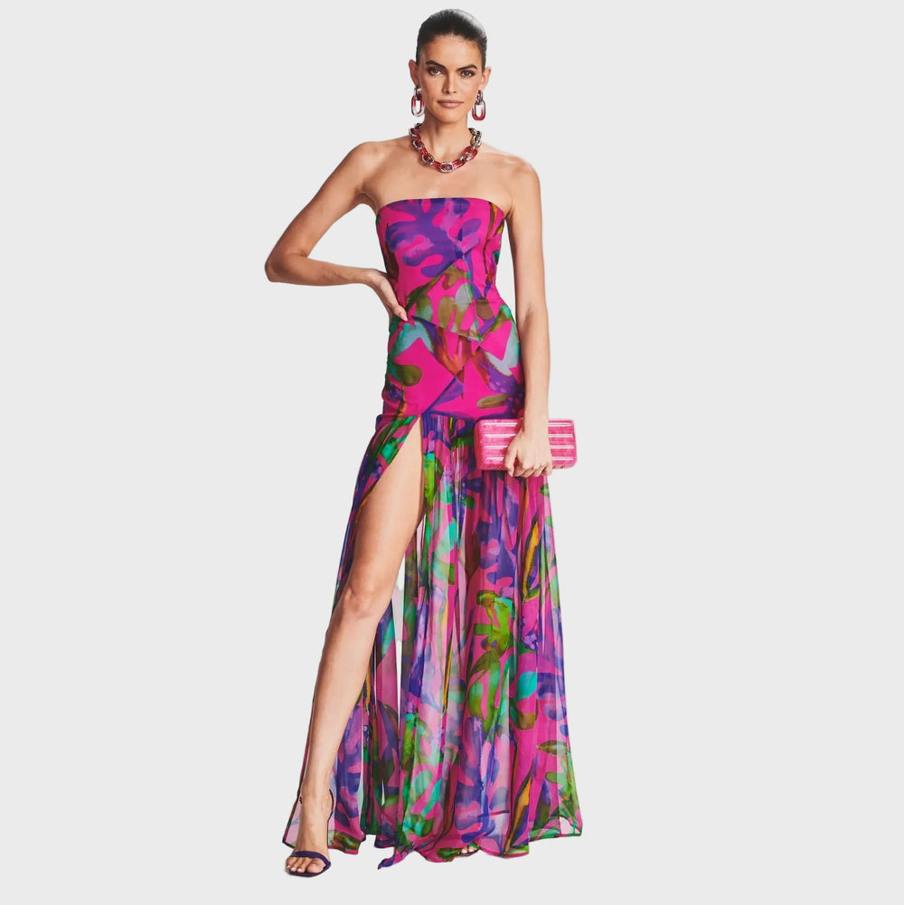 Mesmine colorful long dress Winteres