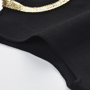 Berangere Ruffle Knit Mini Dress | WINTERES