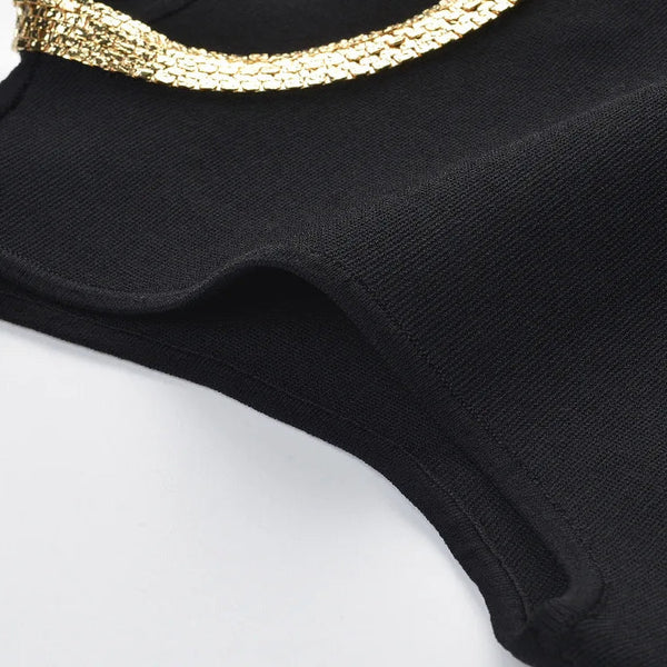 Berangere Ruffle Knit Mini Dress | WINTERES