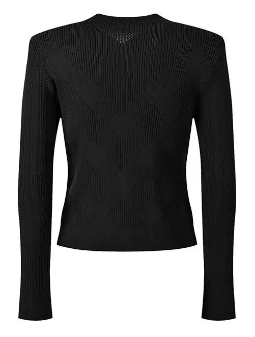 Black jacket with gold buttons on a white background