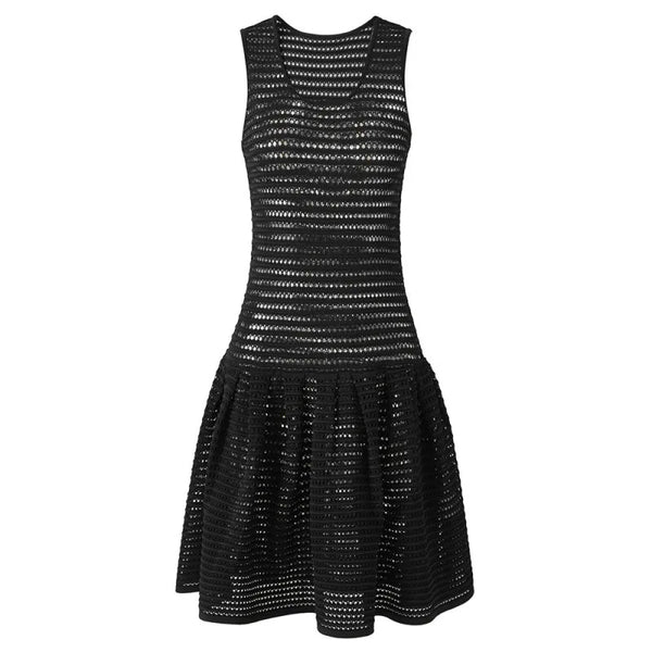 Cesarine Open-Knit Mini Dress | WINTERES