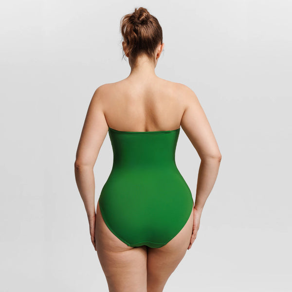 Strapless Tummy-Control Swimsuit
