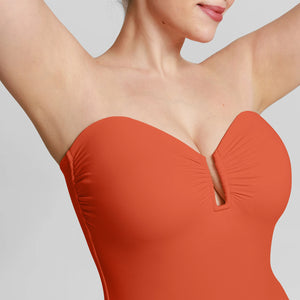 Strapless Tummy-Control Swimsuit