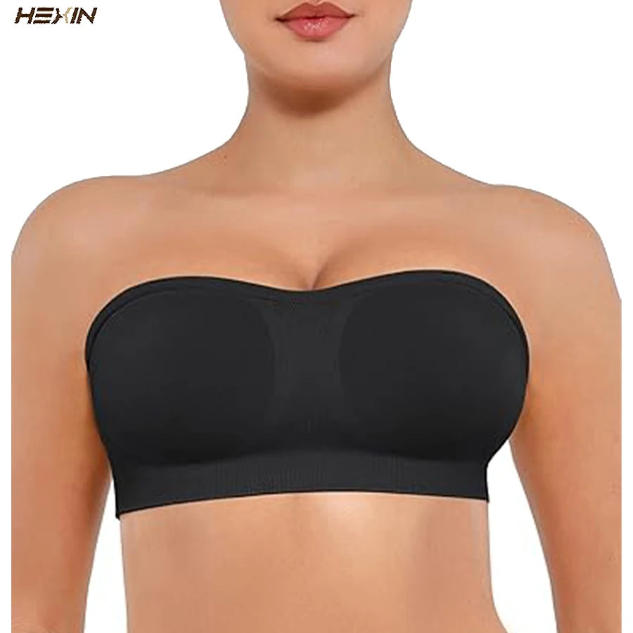 One Piece Breathable Seamless Strapless Wireless Breast Winteres