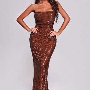 Rebecca Maxi Backless Dresses Winteres