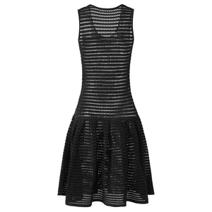Cesarine Open-Knit Mini Dress | WINTERES