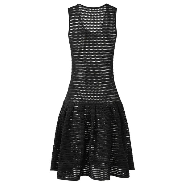 Cesarine Open-Knit Mini Dress | WINTERES
