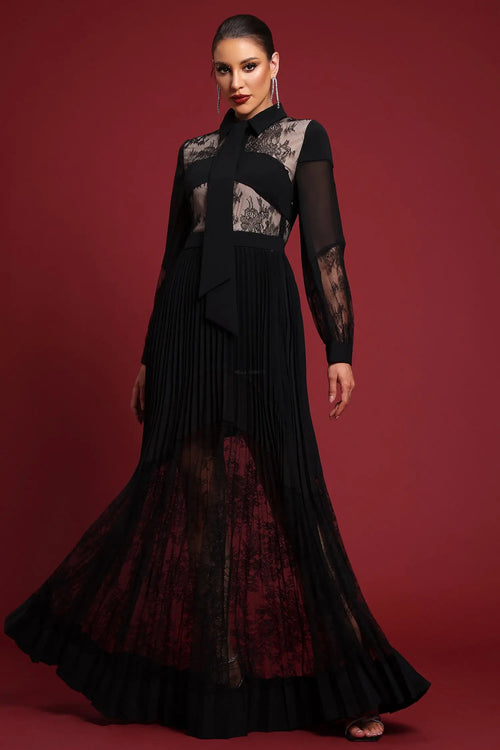 Women Chic IEllyson Romantic Flowy Long Sleeve Cut Out Lace Maxi D Ladies Bodycon Occassion Birthday Cocktail Prom Party Dresses
