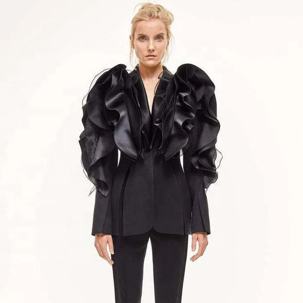 Power Double-Breasted Blazer
