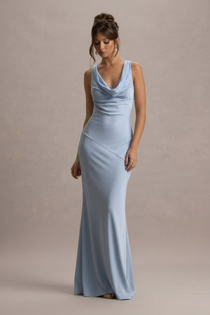 Maxine Satin Cowl Maxi Dress Winteres