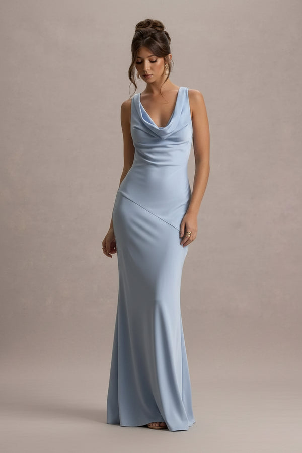 Maxine Satin Cowl Maxi Dress Winteres