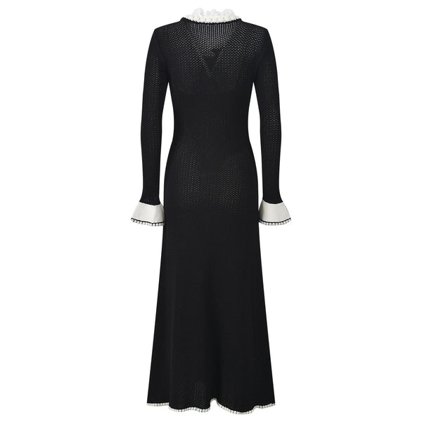 Orane Lace-Trim Knit Midi Dress | WINTERES
