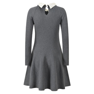 Daphne Collared Knit Mini Dress | WINTERES