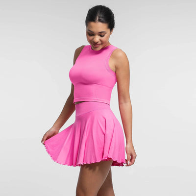 Seamless Sportswear Skirt Set Winteres