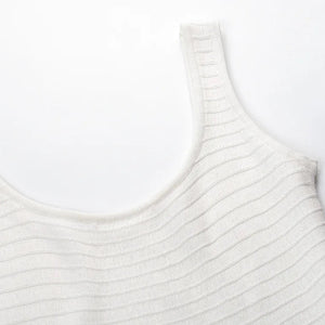 Maiwenn Scoop-Neck Knit Mini Dress | WINTERES