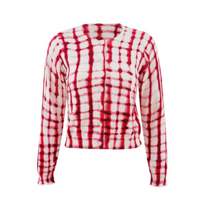 Plaid Print Fashion Knit Cardigan Winteres