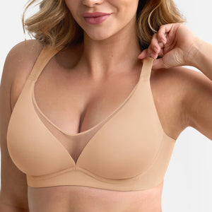 Waistdear – Soutien-gorge Minimiseur Confortable Grande Taille à Couverture Complète pour Femme, sans Armature, Rembourré Push-up