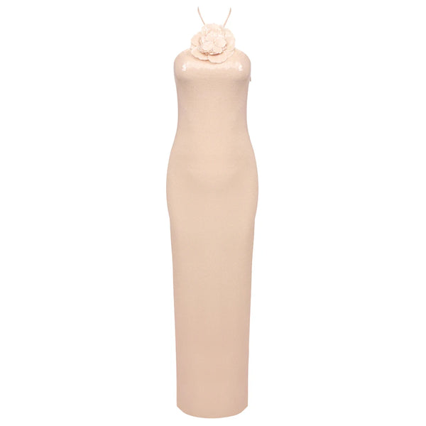 Nouvelle Robe Mini Femme Sexy Découpée Diamants Fleurs 3D Sans Manches Strass Scintillants Robes Moulantes Célébrité Cocktail Soirée