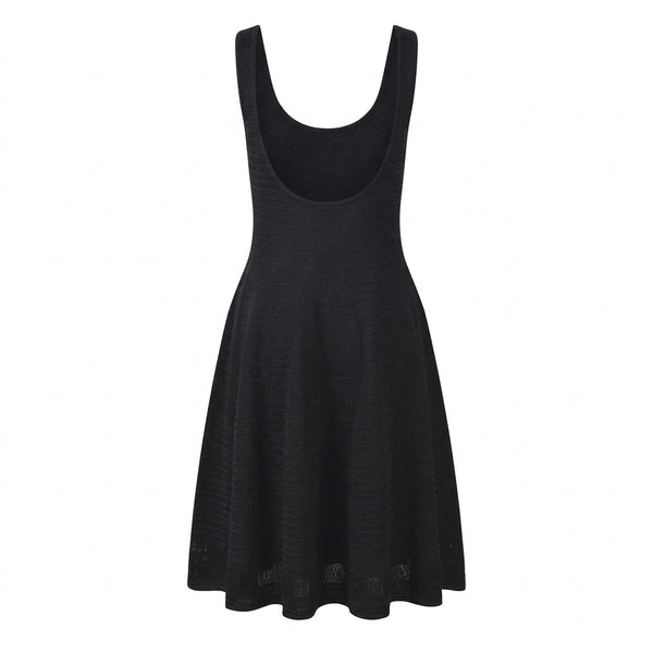 Maiwenn Scoop-Neck Knit Mini Dress | WINTERES