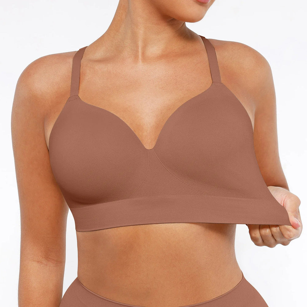 Padded push-up bra without underwire with soft skin Winteres