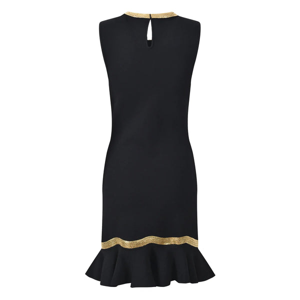 Berangere Ruffle Knit Mini Dress | WINTERES