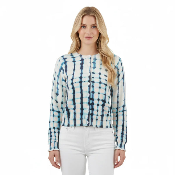 Plaid Print Fashion Knit Cardigan Winteres