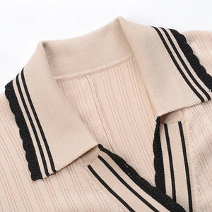 Robe longue en maille Nia