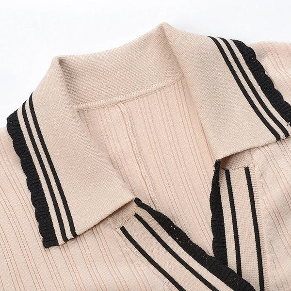 Robe longue en maille Nia