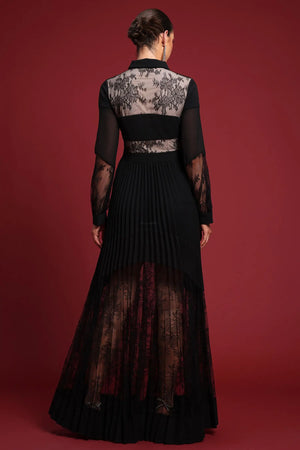 Women Chic IEllyson Romantic Flowy Long Sleeve Cut Out Lace Maxi D Ladies Bodycon Occassion Birthday Cocktail Prom Party Dresses