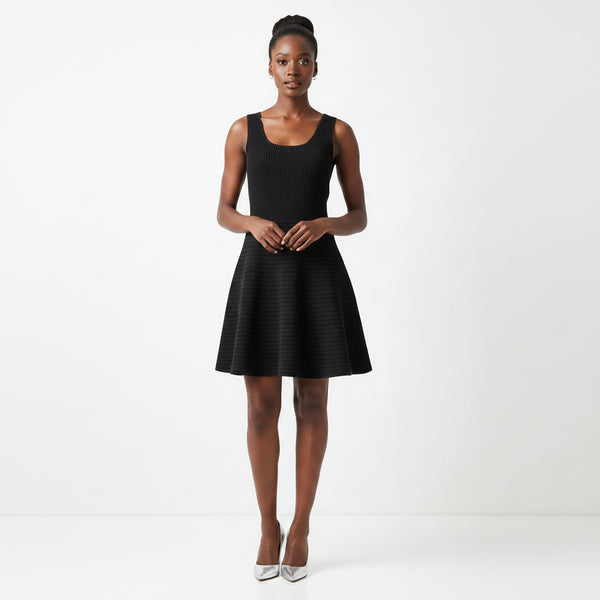 Robe courte en maille Zofia
