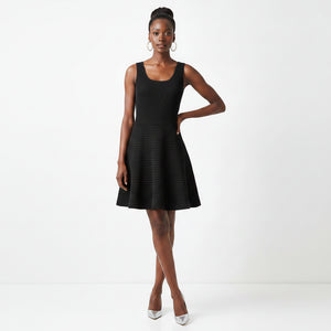 Robe courte en maille Zofia